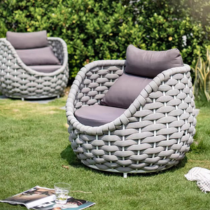 Ensemble <span class=keywords><strong>de</strong></span> meubles <span class=keywords><strong>de</strong></span> <span class=keywords><strong>jardin</strong></span> modernes et luxueux pour patio extérieur, canapé et chaise longue en <span class=keywords><strong>aluminium</strong></span> avec coussin imperméable pour usage hôtelier - Product Image 5