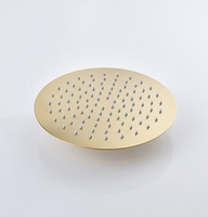 Système de douche en or brossé ensemble de douche de robinet de salle de bain en laiton de luxe