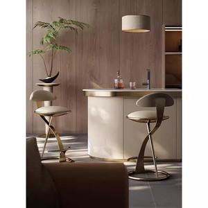 <span class=keywords><strong>Sillas</strong></span> <span class=keywords><strong>de</strong></span> Bar Altas Nórdicas, Muebles <span class=keywords><strong>de</strong></span> Barra con Respaldo <span class=keywords><strong>de</strong></span> Terciopelo y Metal Dorado, <span class=keywords><strong>Sillas</strong></span> <span class=keywords><strong>de</strong></span> Barra <span class=keywords><strong>Modernas</strong></span> <span class=keywords><strong>de</strong></span> Cuero <span class=keywords><strong>de</strong></span> Lujo <span class=keywords><strong>para</strong></span> Mesa <span class=keywords><strong>de</strong></span> Bar - Product Image 6