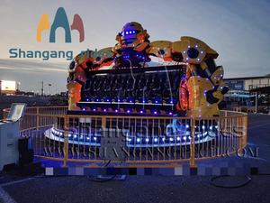 <span class=keywords><strong>Robot</strong></span> de police monté sur remorque, rotation à 360 degrés, <span class=keywords><strong>robot</strong></span> mécanique de fête foraine avec éclairage LED - Product Image 1