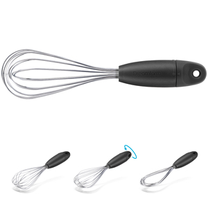 MINI FLISK - Fouet pliable noir 23CM - Product Image 1