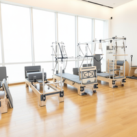 GRASSFIT Reformer de Pilates Commercial, Équipement de Pilates, Machine Reformer, Ladder Barrel, Correcteur de colonne vertébrale, Ensembles de Yoga et Pilates pour Studio
