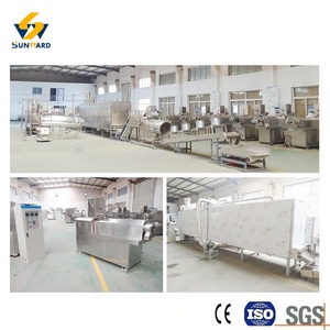 New Fried Kurkures Cheetos Nik Naks <b>Snacks</b> Production Plant Extruder Fryer and Seasoning <b>Machine</b> Full Automatic Stainless Steel - Product Image 3