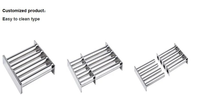 Grille magnétique industrielle de séparation pour poudre, 12000 Gauss, 400x400mm, facile à nettoyer