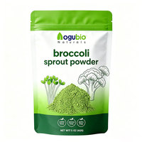 Poudre de pousses de brocoli pure en vrac, superaliment |   Poudre d'extrait de pousses de brocoli biologique pour compléments alimentaires