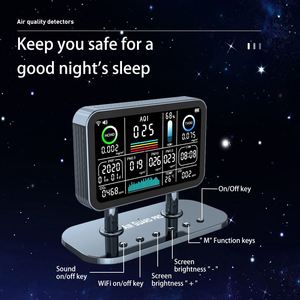 Monitor Profesional de Calidad del Aire con Detección Multigas y Pantalla HD para Cumplimiento Ambiental - Product Image 3