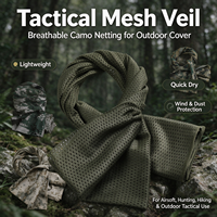 Cache-cou respirant en maille camouflage coupe-vent pour la randonnée en extérieur, pour hommes et femmes