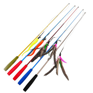 New Eco-Friendly Training & <b>Interactive</b> Funny Play Durable Feather Fiberglass & EVA Pet <b>Cat</b> <b>Toys</b> in Multiple Colors - Product Image 3