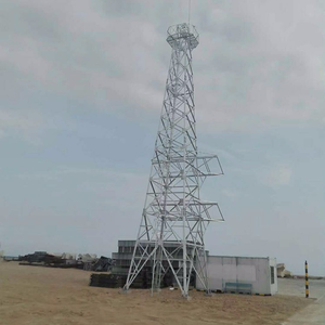 Feuerverzinkter Q235/Q345 Stahl Satelliten-TV-Übertragungs-Monopolantennenmast mit 10-80m Höhe und Stahlüberwachung - Product Image 2