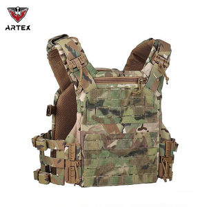 Chaleco Táctico de Liberación Rápida con Sistema MOLLE, Ajustable, para Entrenamiento al Aire Libre, Seguridad y Protección - Product Image 1