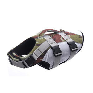 Giubbotto di salvataggio per cani riflettente di lusso regolabile dal produttore fonte costume da bagno estivo con motivo solido in formato XL - Product Image 4