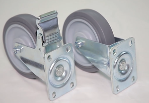 वेल्डिंग टेबल कैस्टर पहियों के लिए 125 मिमी कैस्टर व्हील आपूर्तिकर्ताओं के लिए कैस्टर व्हील-धातु - Product Image 2