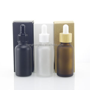 Flacone Contagocce di Lusso da 30ml per Olio Essenziale, Profumo Cosmetico, in Vetro Ambrato Nero Satinato con Confezione - Product Image 5