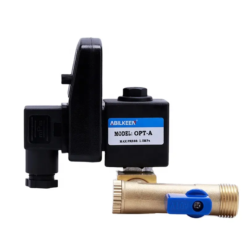 Factory Direct Water Drain Electronic OPT-A OPT-B Thread Size G1/4 Auto Timer Pneumatic Switch Solenoid Valve