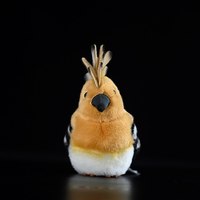 Juguetes de Peluche de Hoopoe de Dibujos Animados Personalizados de Fábrica, Súper Suaves, con Características OEM/ODM, Animales de Peluche de 13 cm para Exhibiciones en Museos, Cultura y Zoológicos