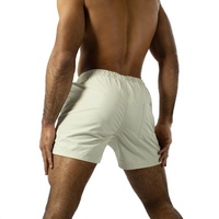Shorts de sport décontractés pour hommes, personnalisables OEM&ODM, trois-quarts, en soie glacée, séchage rapide, respirants, tendance, avec fente à l'ourlet, pour l'été