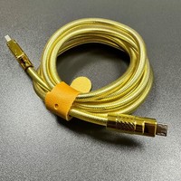 Cable de Carga Rápida Trenzado de Metal Resistente al Por Mayor para iPhone, Tipo-C, Micro USB y Android