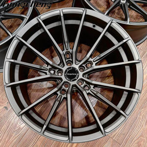 Roues à rayons multiples Chrome Monobloc Roues de voiture de tourisme Roues de course super concaves pour BMW X3 <span class=keywords><strong>AUDI</strong></span> A4 A6 A7 A8 RS5 <span class=keywords><strong>RS6</strong></span> - Product Image 2