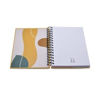 Carnet à spirales en tissu PP PVC avec services d'impression pour l'organisation personnelle
