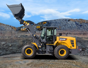 Заводская цена, фронтальный колесный погрузчик XC958 с гидравлическим приводом, грузоподъемность 5 тонн, объем ковша 3 куб.м, коробка передач <span class=keywords><strong>ZF</strong></span>, двигатель, насос, подшипник — низкие эксплуатационные расходы - Product Image 2