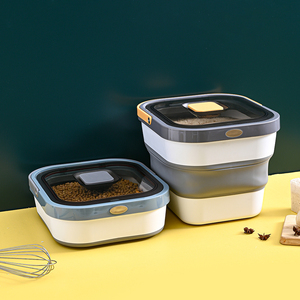 Sanga Wholesale Folding <b>Plastic</b> 5 Gallon Rice Storage Bucket for Kitchen - Product Image 1
