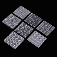 Lentille LED PC pour éclairage public LED SMD 3030 12-en-1 50x50mm
