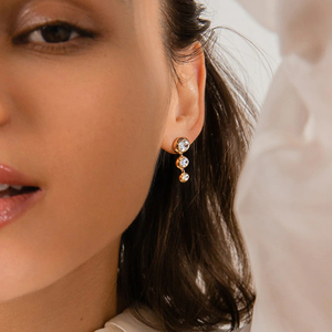 Gemnel Blue Sapphire Venus Pinky <b>Ring</b> 925 Sterling <b>Silver</b> Oval Bulbous Setting Fluffy jewelry <b>Sets</b> - Product Image 3