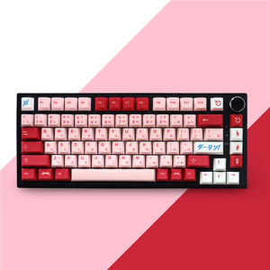 Personnalisé <span class=keywords><strong>GMK</strong></span> Darling <span class=keywords><strong>Keycaps</strong></span> Cherry Profile Pbt 129 Touches Dye Sublimation <span class=keywords><strong>Keycaps</strong></span> pour Mx Switch 61/64/104 Clavier Mécanique - Product Image 1