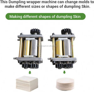 Machine à fabriquer des enveloppes de raviolis, machine à faire des feuilles de pâte pour wontons, pour pâte ronde ou carrée, machine portable pour faire des enveloppes de raviolis - Product Image 4