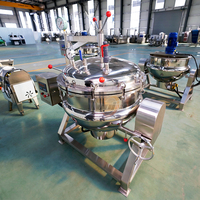 Grande autocuiseur industriel automatique de 500 litres en acier inoxydable, cuiseur à vapeur sous pression