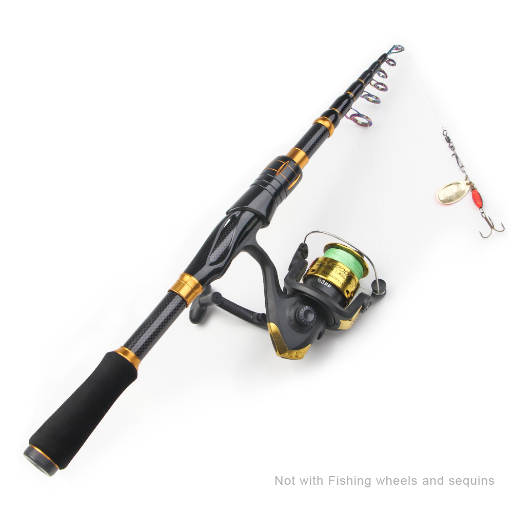 FTK Telescopic Fishing Rods - Durable Carbon Fiber Options