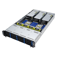 Server Rak Dual-socket RS720A-E12-RS12 2U Mendukung hingga 24 DIMM 8 NVMe