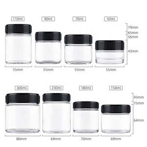 โถแก้วใสบรรจุภัณฑ์เครื่องสำอาง3.5กรัมพร้อมฝาล็อค - Product Image 6