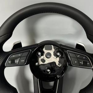 Volant de voiture personnalisé en cuir sport pour <span class=keywords><strong>Audi</strong></span> S6 S7 A4 B8 <span class=keywords><strong>A5</strong></span> A6 A7 Q3 Q5 A3 S3 S8 R8 <span class=keywords><strong>S</strong></span>-<span class=keywords><strong>Line</strong></span> - Product Image 2