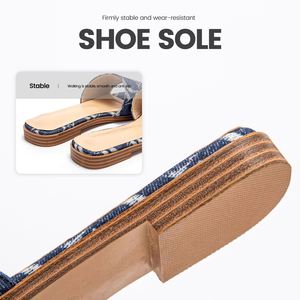 Seasonal New Summer Women's Slippers Simple Versatile <b>Letter</b> Print Classic Retro Style Comfortable Wear Women's Sandals - Product Image 5