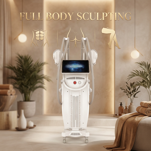 Dispositivo Eléctrico Corporal Jonte Circslim para Esculpir el Cuerpo, 4 Manijas, Tecnología EMS, Estimulación Muscular Electromagnética, Pérdida de Peso, Acero Inoxidable - Product Image 1