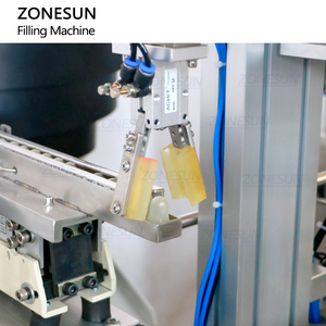 Zonesun ZS-FAL180G5 tự động servo vòi phun chai nước sốt cà chua Ớt hải sản nước sốt dán điền đóng nắp ghi nhãn dây chuyền sản xuất - Product Image 5