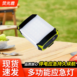 Linterna LED Portátil con Forma de Ciervo Fluorescente, Banco de Energía de 10000 mAh, Luz de Emergencia para Acampar al Aire Libre con Puerto de Carga USB - Product Image 5