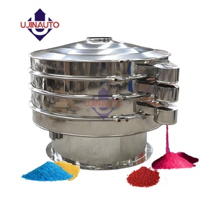 Machine vibratoire électrique de tamis de séparateur rond à une seule couche de criblage pour des revêtements de poudre - Product Image 1