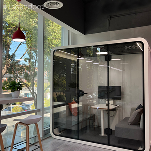 Cabina <span class=keywords><strong>de</strong></span> oficina portátil móvil Insonorización Reunión Pod Cabina <span class=keywords><strong>de</strong></span> teléfono Aislamiento <span class=keywords><strong>de</strong></span> sonido Pods <span class=keywords><strong>de</strong></span> oficina privada - Product Image 4