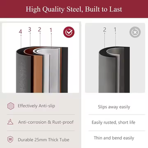 <b>Industrial</b> Locking <b>Caster</b> Z Rack 4" Braked Wheels & Anti-Collapse Crossbars Single Tier for Warehouse Bathroom Garment Storage - Product Image 3