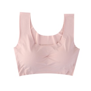 <span class=keywords><strong>Soutien</strong></span>-<span class=keywords><strong>gorge</strong></span> sans couture sans armatures en soie glacée à couvrance totale pour la course, le yoga et le <span class=keywords><strong>sport</strong></span>, lingerie féminine grande taille, lingerie de luxe - Product Image 5