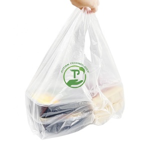 Túi Đựng Đồ Ăn Trưa Trong Suốt Rẻ Hơn Túi Bao Bì Có Tay Cầm Bằng Nhựa Đựng Đồ Tạp Hóa Thức Ăn Nhanh Và Nhà Hàng - Product Image 3