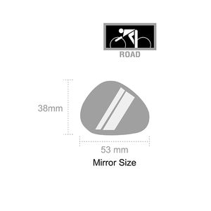 Espejo Retrovisor de Seguridad para Ciclismo SUNNYWHEEL Negro, Ajustable, con Soporte de Agarre para Manillar de Bicicleta de Montaña, Modelo BM-115A (Izquierda/Derecha) - Product Image 3