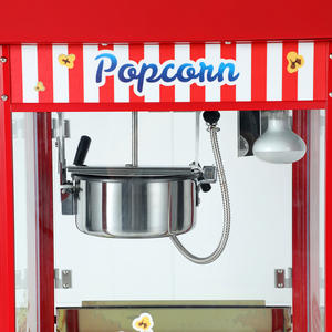 Machine à pop-corn automatique commerciale-Big Bambino Machine à pop-corn classique avec bouilloire de 8 onces avec <span class=keywords><strong>masque</strong></span> facial Hawke <span class=keywords><strong>rouge</strong></span> - Product Image 5