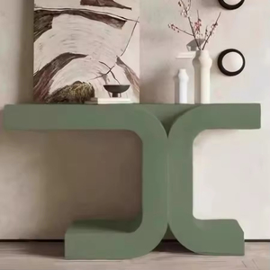 <span class=keywords><strong>Mesa</strong></span> de <span class=keywords><strong>consola</strong></span> moderna de gama alta Diseño rojo único Estilo artístico Perfecto para la decoración de la entrada de la sala de estar - Product Image 5