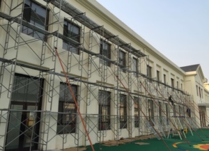 Mạ kẽm giàn giáo Khung hệ thống kim loại H khung giàn giáo đi bộ qua Mason sử dụng giàn giáo để bán - Product Image 4