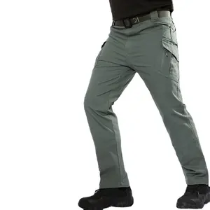 Pantalones tácticos para hombre, pantalón de entrenamiento táctico IX9, impermeable, para exteriores