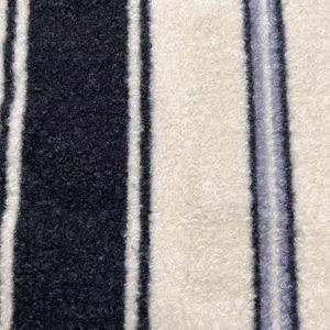 Tissu imprimé bouclé rayé effet <span class=keywords><strong>brosse</strong></span> 100% Polyester 150cm 320-330GSM Doux et moelleux pour vêtements de filles et textile de maison Vente en gros - Product Image 2