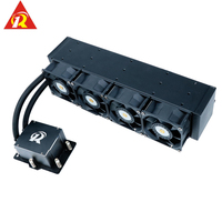 Radiateur refroidi par eau 480 Host en cuivre et aluminium RGB personnalisé en usine, ventilateur 12025 à faible bruit, boîtier d'ordinateur intégré refroidi par liquide
